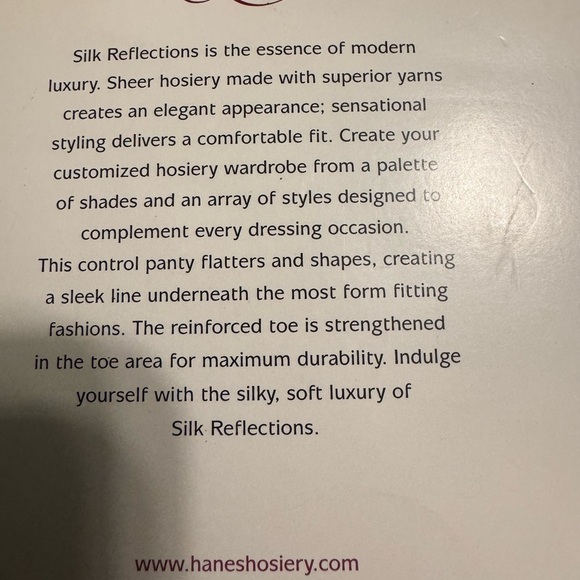 Hanes Silk Reflections Hosiery Size CD Pearl, Jet, Barely There, Navy NWT - Picture 14 of 15